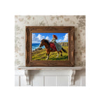 Demelza Poldark Watercolor Art Print