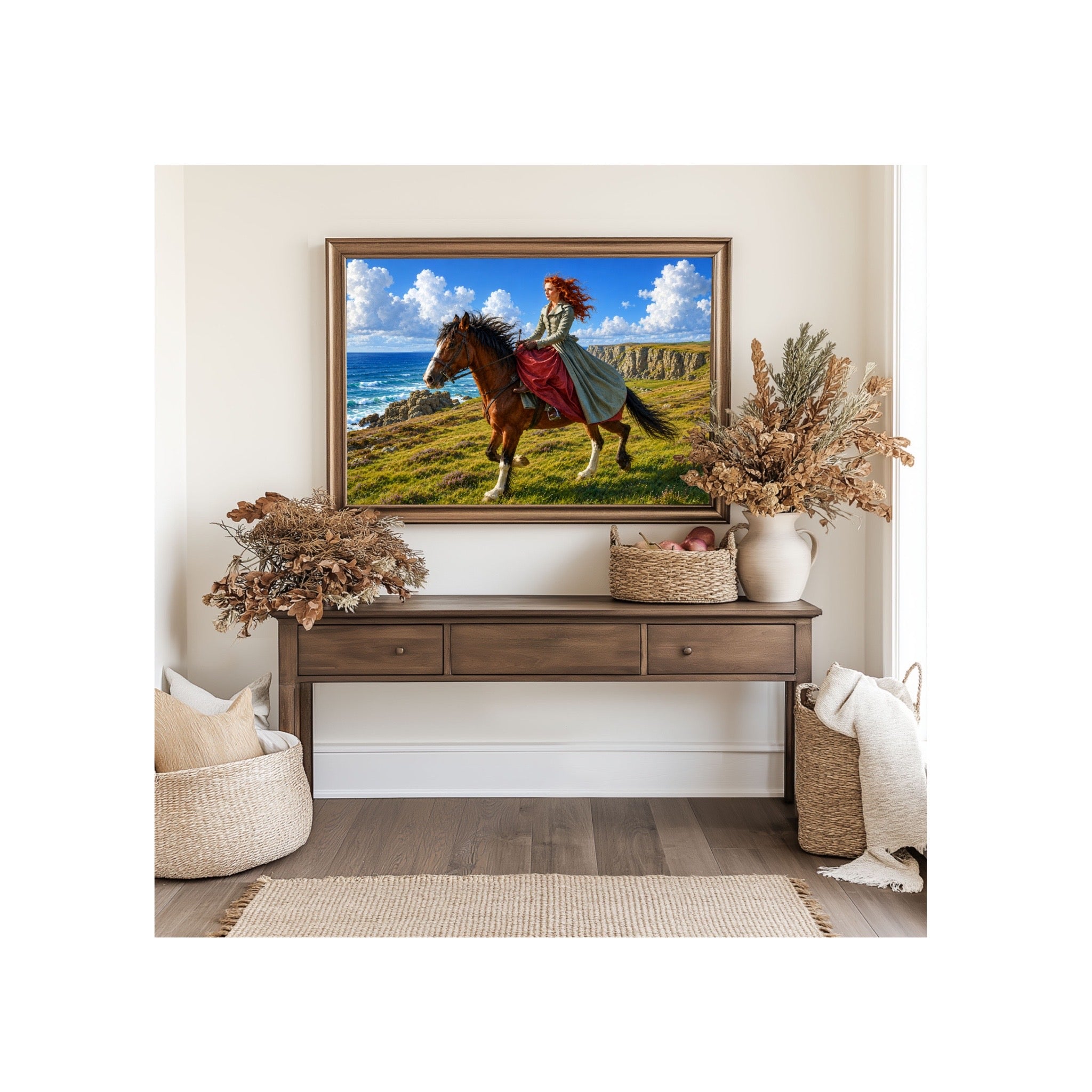 Demelza Poldark Watercolor Art Print