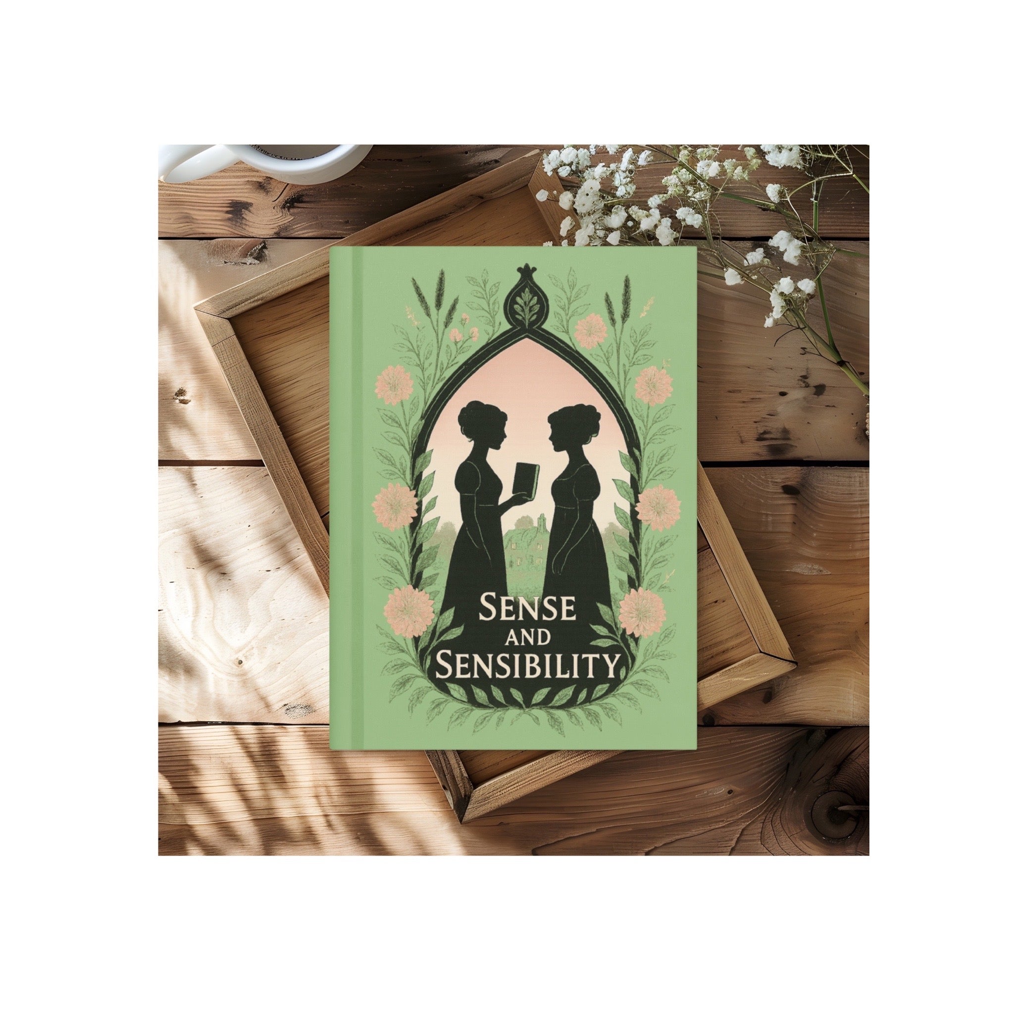 Jane Austen Hardcover Lined Notebook with Lovely Matte Finish