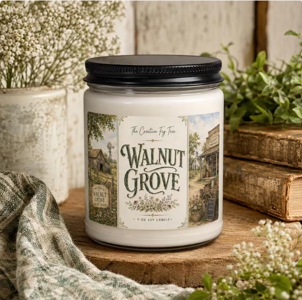 Walnut Grove Little House on the Prairie Soy Scented Candle
