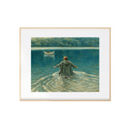 Don't You Leave Him Art Print Fantasy World Watercolor Painting Adventure Book Gallery Wall Decor Loyal Friend Artwork