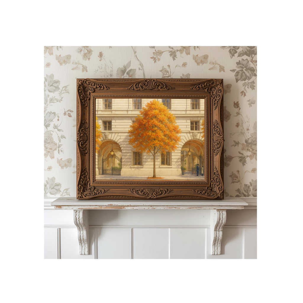 The Arconia in Autumn Art Print Murder Mystery Building Watercolor Painting Belnord Artwork New York City Wall Decor