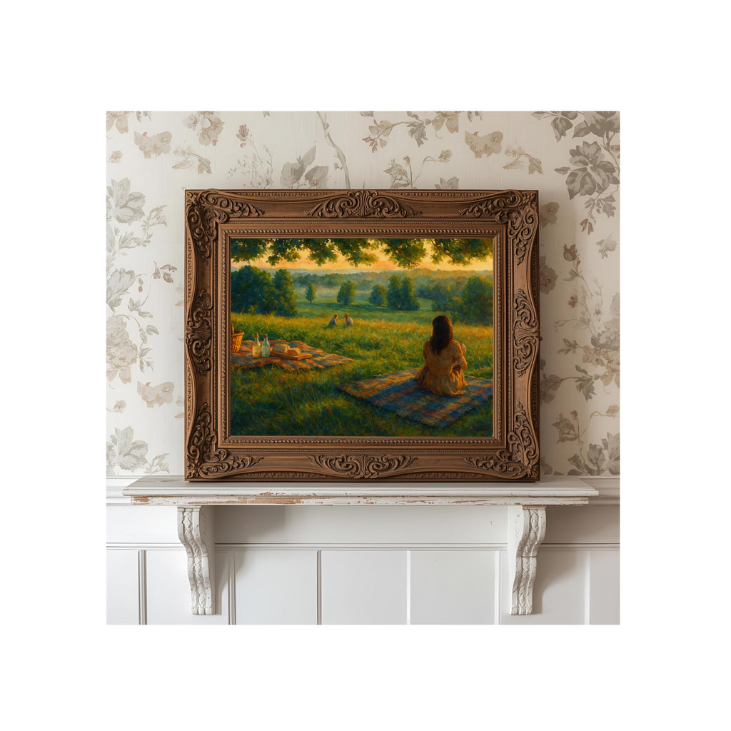 There are Worse Games to Play Art Print Happy Ending Painting Sunset Artwork Book Wall Decor