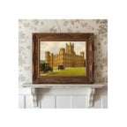Downton Abbey Watercolor Highclere Castle Art Print