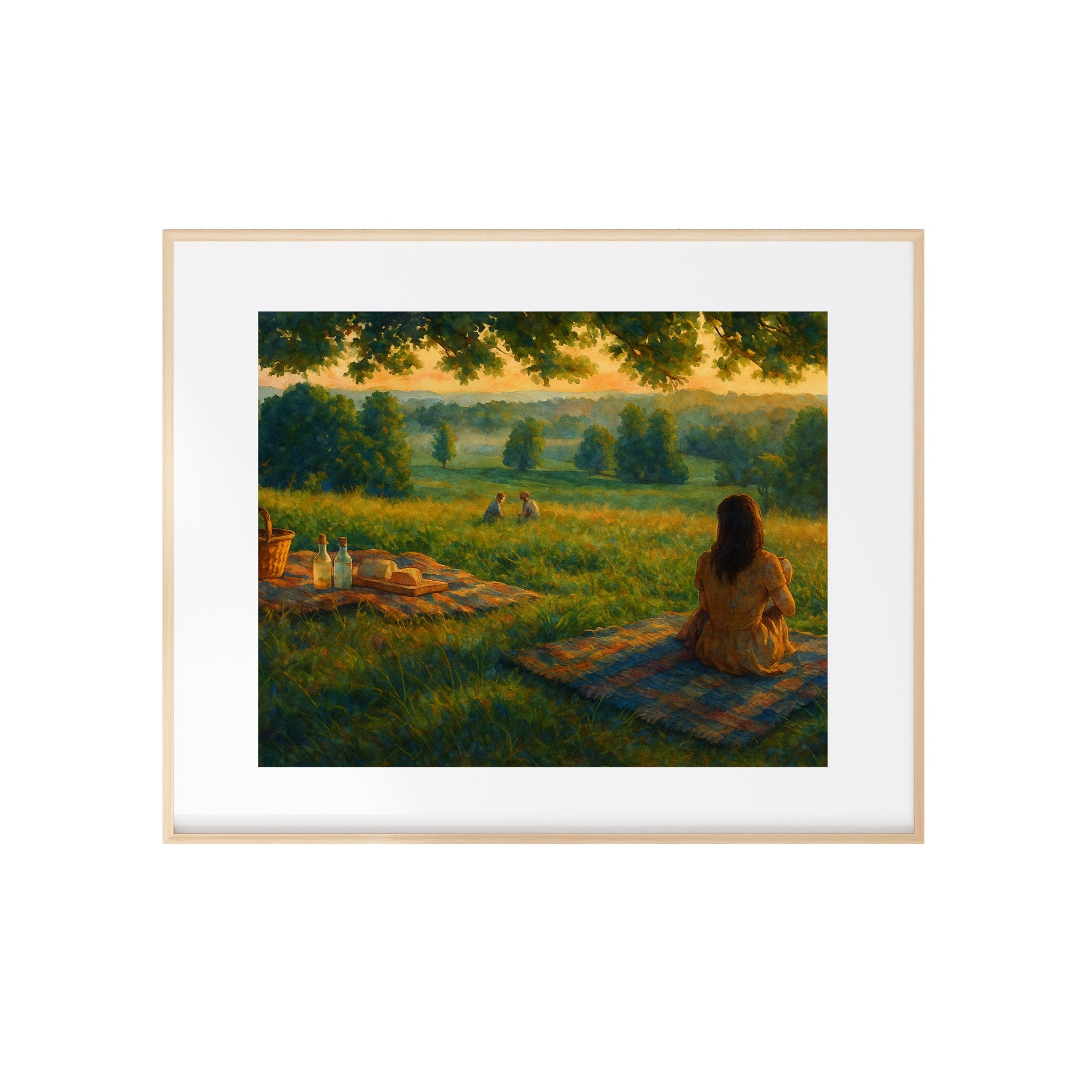 There are Worse Games to Play Art Print Happy Ending Painting Sunset Artwork Book Wall Decor
