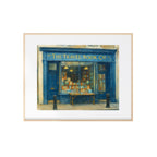 The Travel Book Art Print Notting Hill Watercolor Painting London Shop Front Artwork