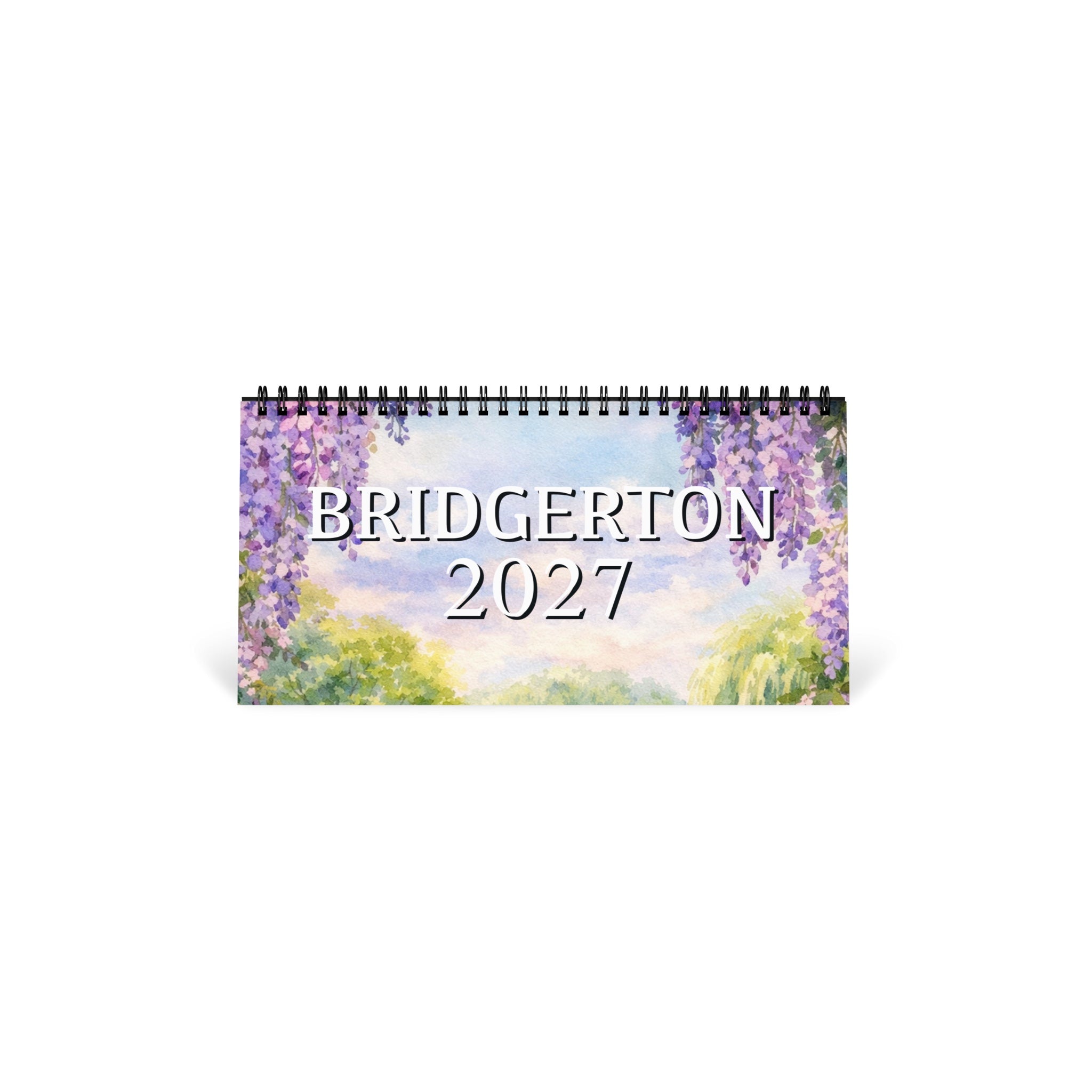 Bridgerton 2027 Watercolor Art Desktop Calendar