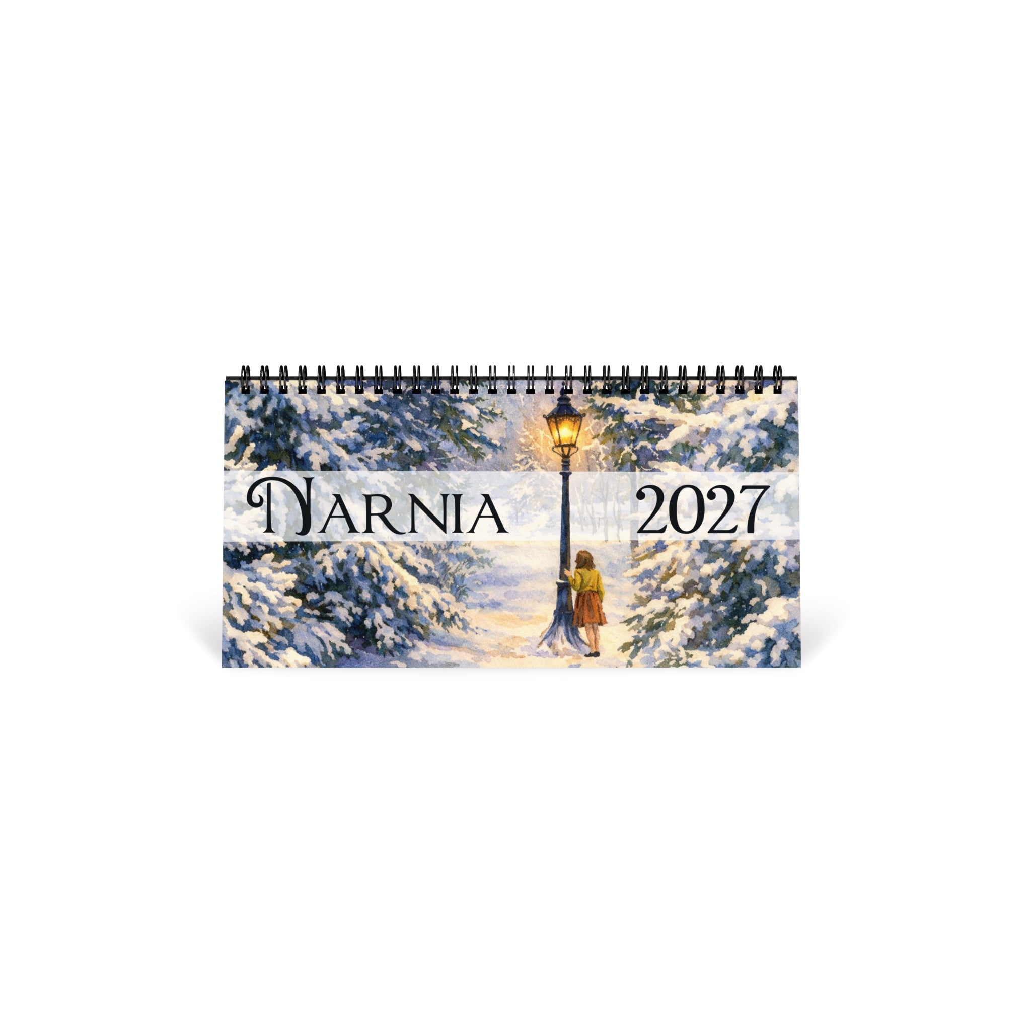 Narnia 2027 Watercolor Art Desktop Calendar