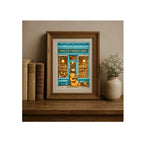 A Beloved Bear's Snack Art Print Holly's Honey Shop Illustration Kid's Room Gallery Wall Nursery Decor