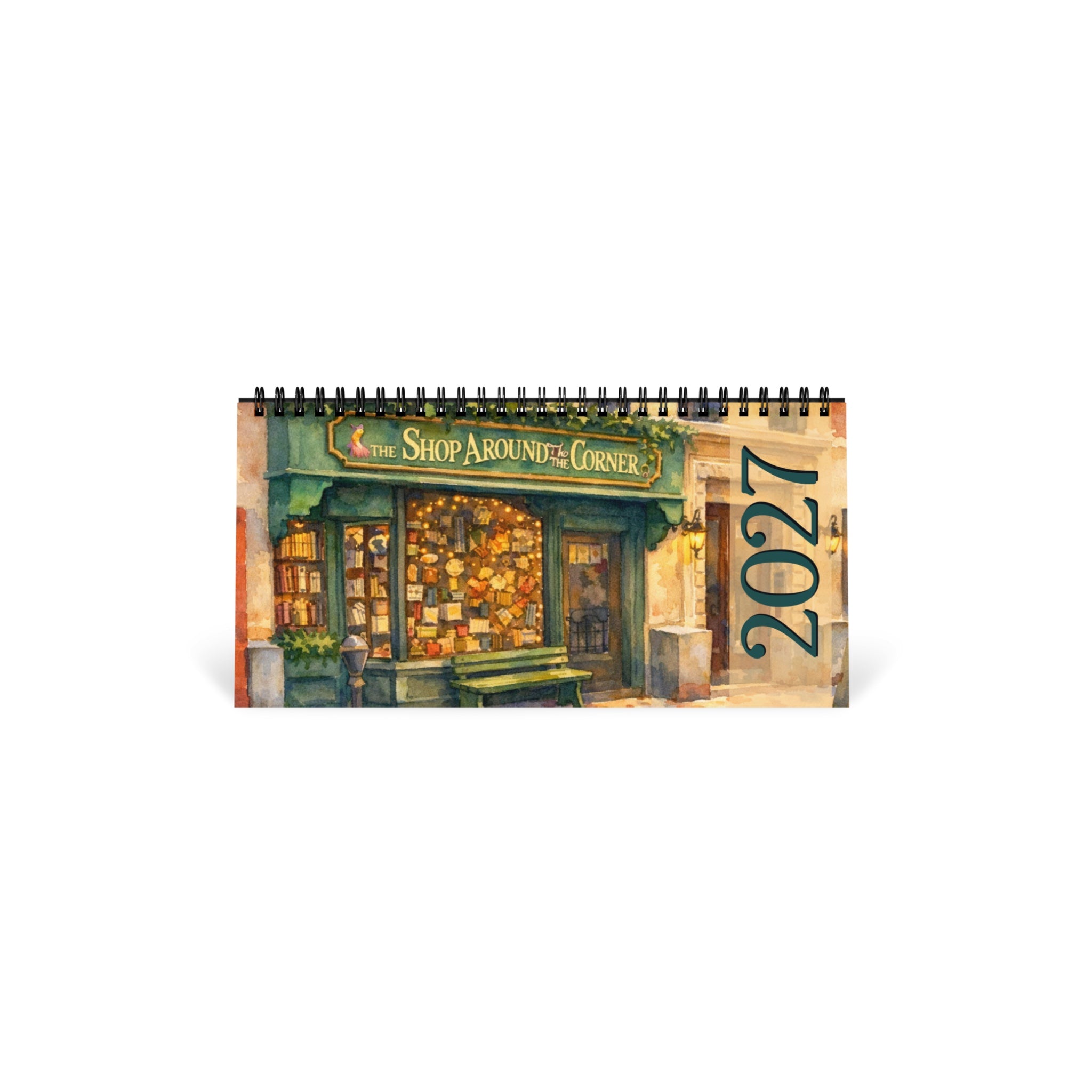 You've Got Mail 2027 Watercolor Art Desktop Calendar