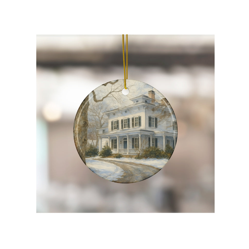 The Family Stone House Ceramic Ornament Christmas Keepsake Decor