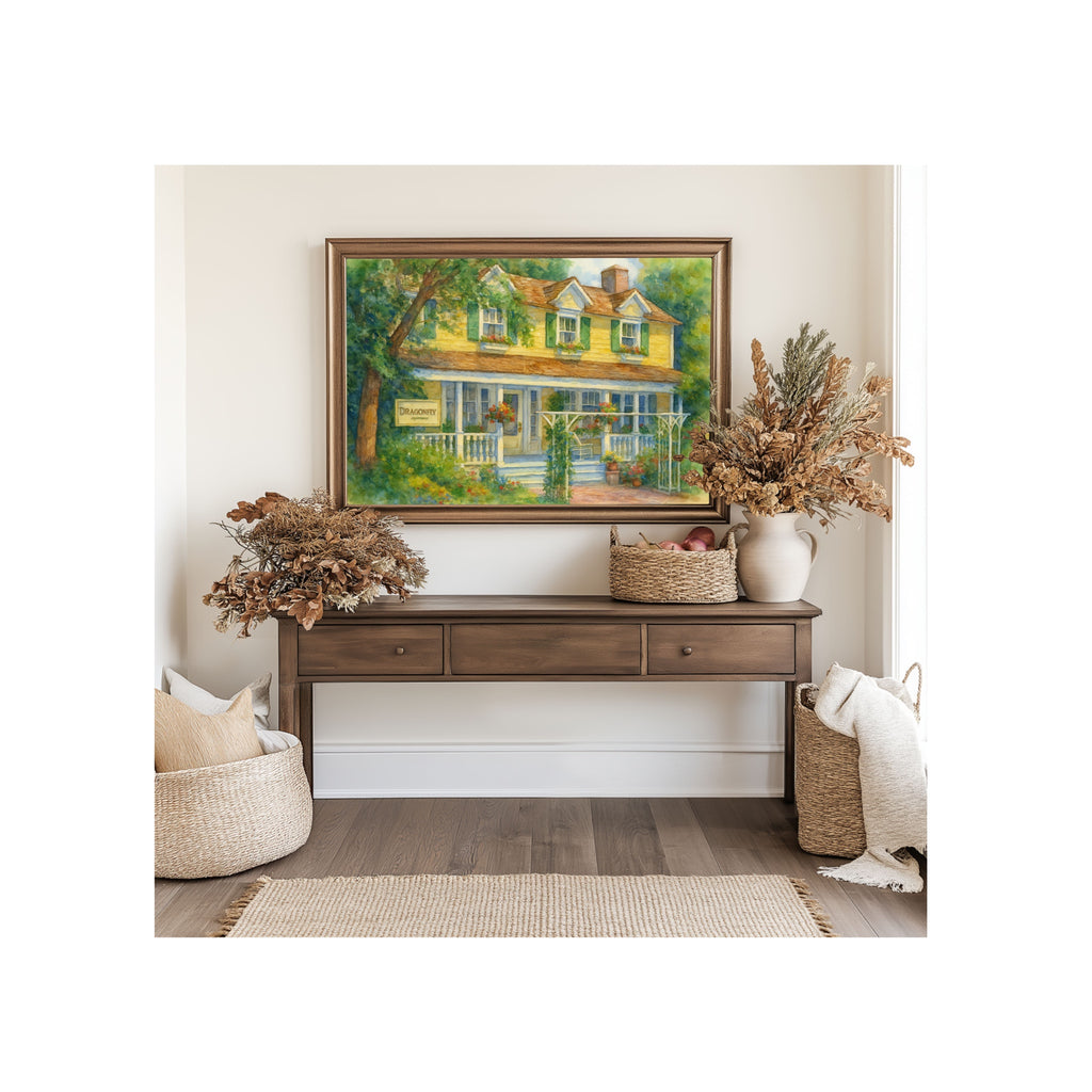 The Dragonfly Inn Art Print Stars Hollow Watercolor Painting