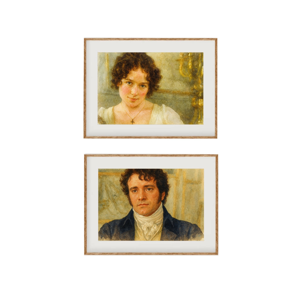 Elizabeth Bennet Watercolor Pride and Prejudice Art Print