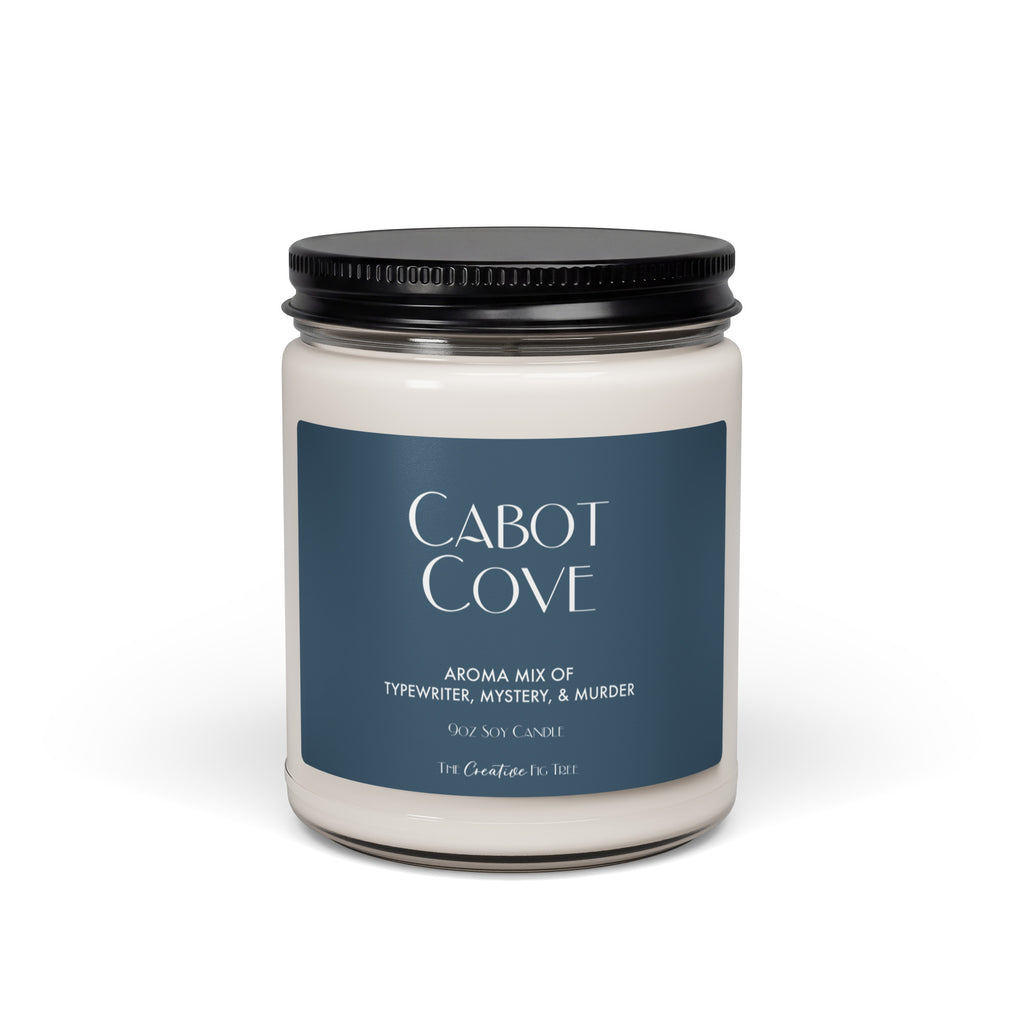 Cabot Cover Candle with Aroma of Typewriter, Mystery, and Murder