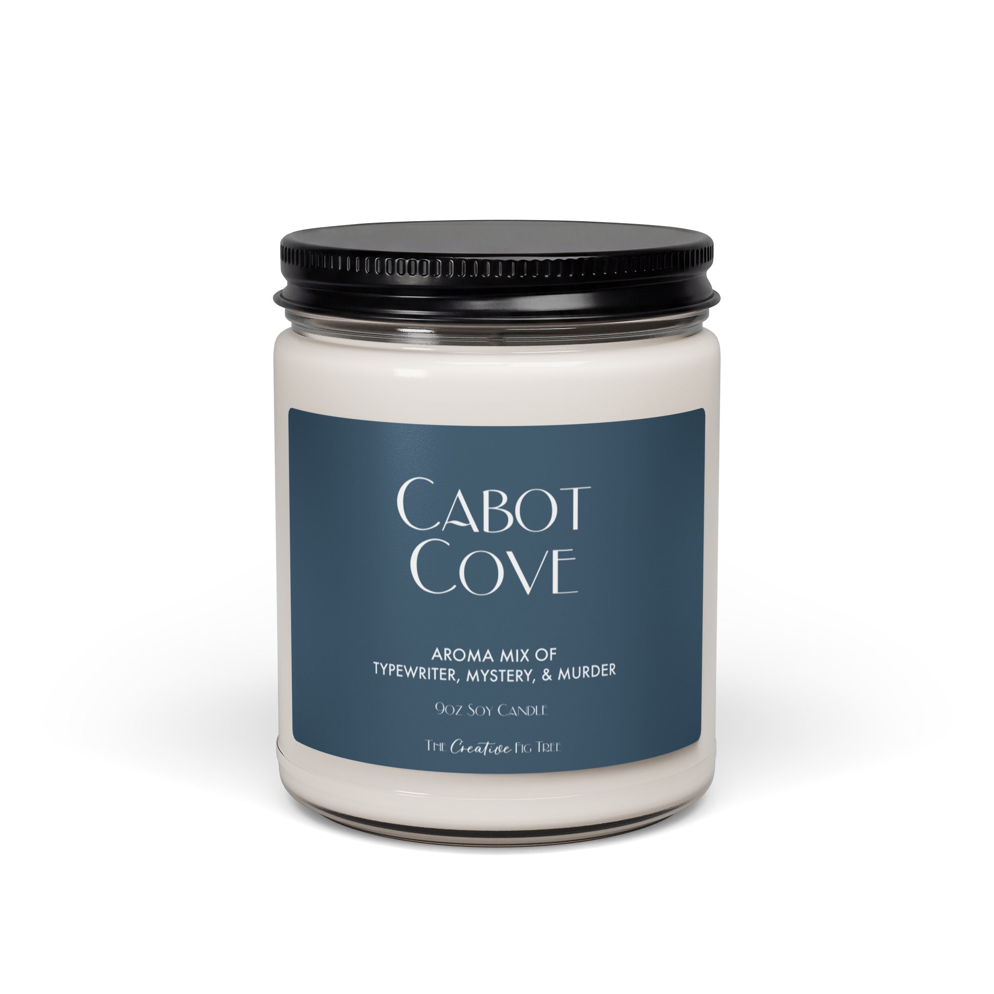 Cabot Cover Candle with Aroma of Typewriter, Mystery, and Murder