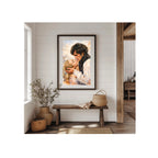 Catherine and Heathcliff Art Print Emily Bronte Book Watercolor Painting Romantic Artwork Gallery Wall Decor