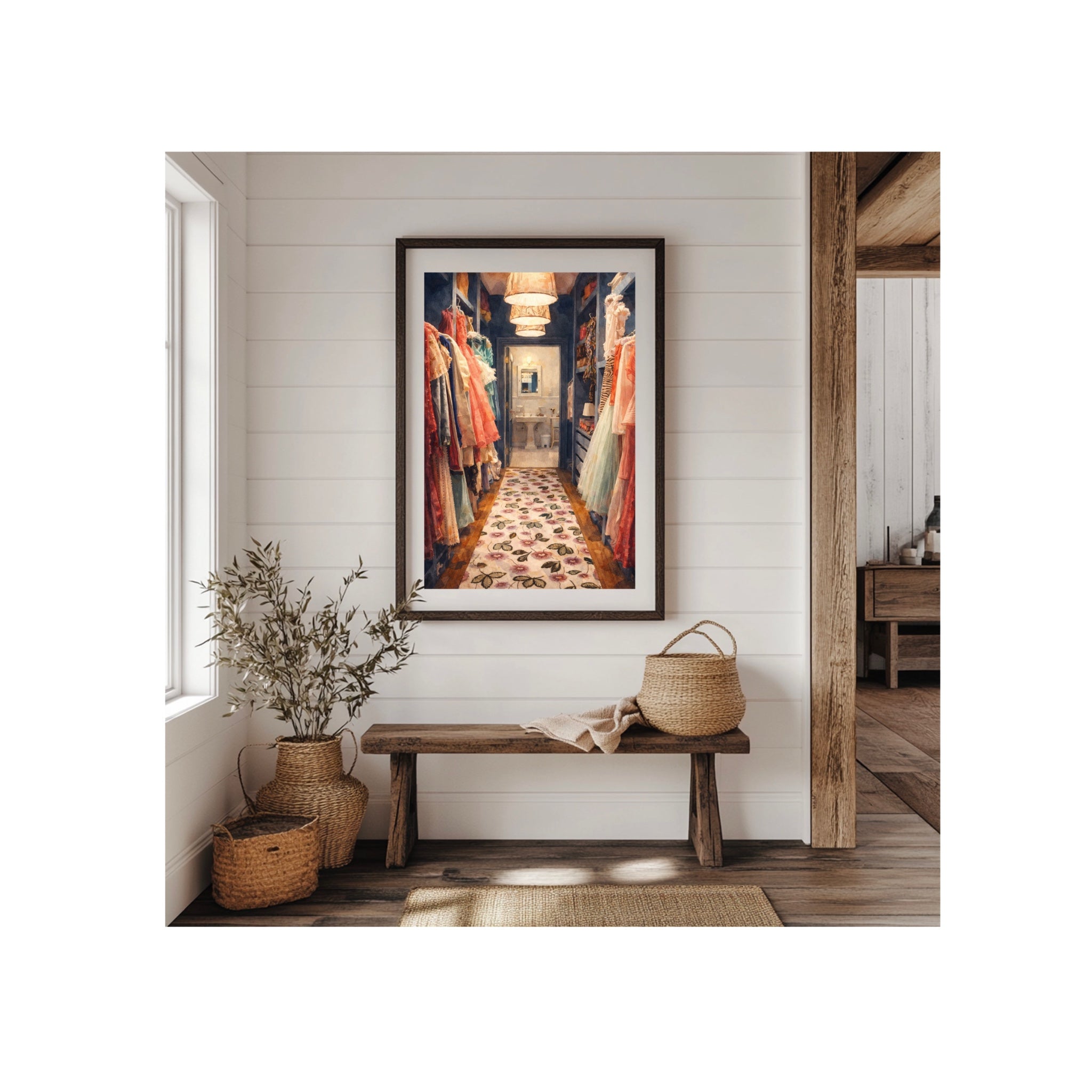 Carrie's Closet Watercolor Art Print