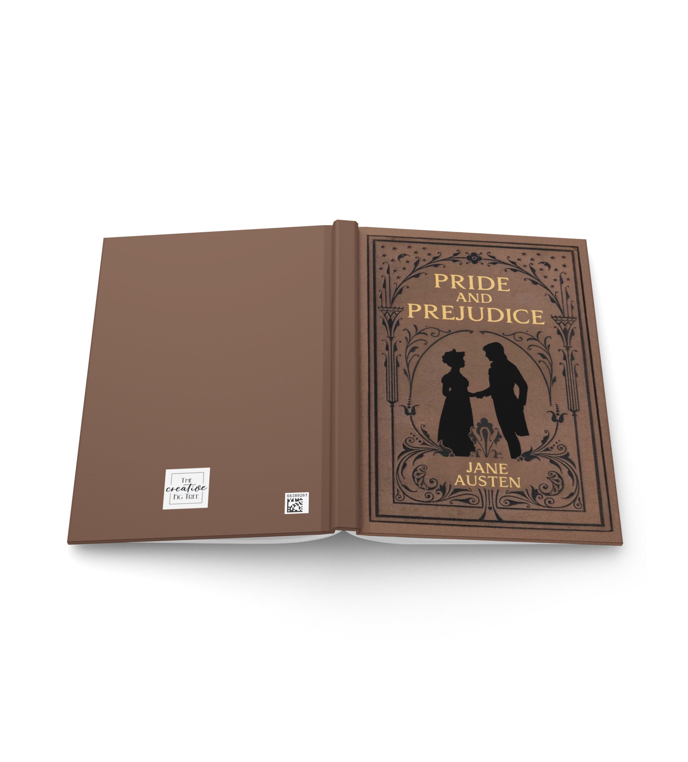 Pride and Prejudice Hardcover Lined Notebook with Lovely Matte Finish