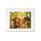Ever After Art Print Danielle Rescues Henry from the Gypsies Watercolor Painting