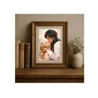 Catherine and Heathcliff Art Print Emily Bronte Book Watercolor Painting Romantic Artwork Gallery Wall Decor