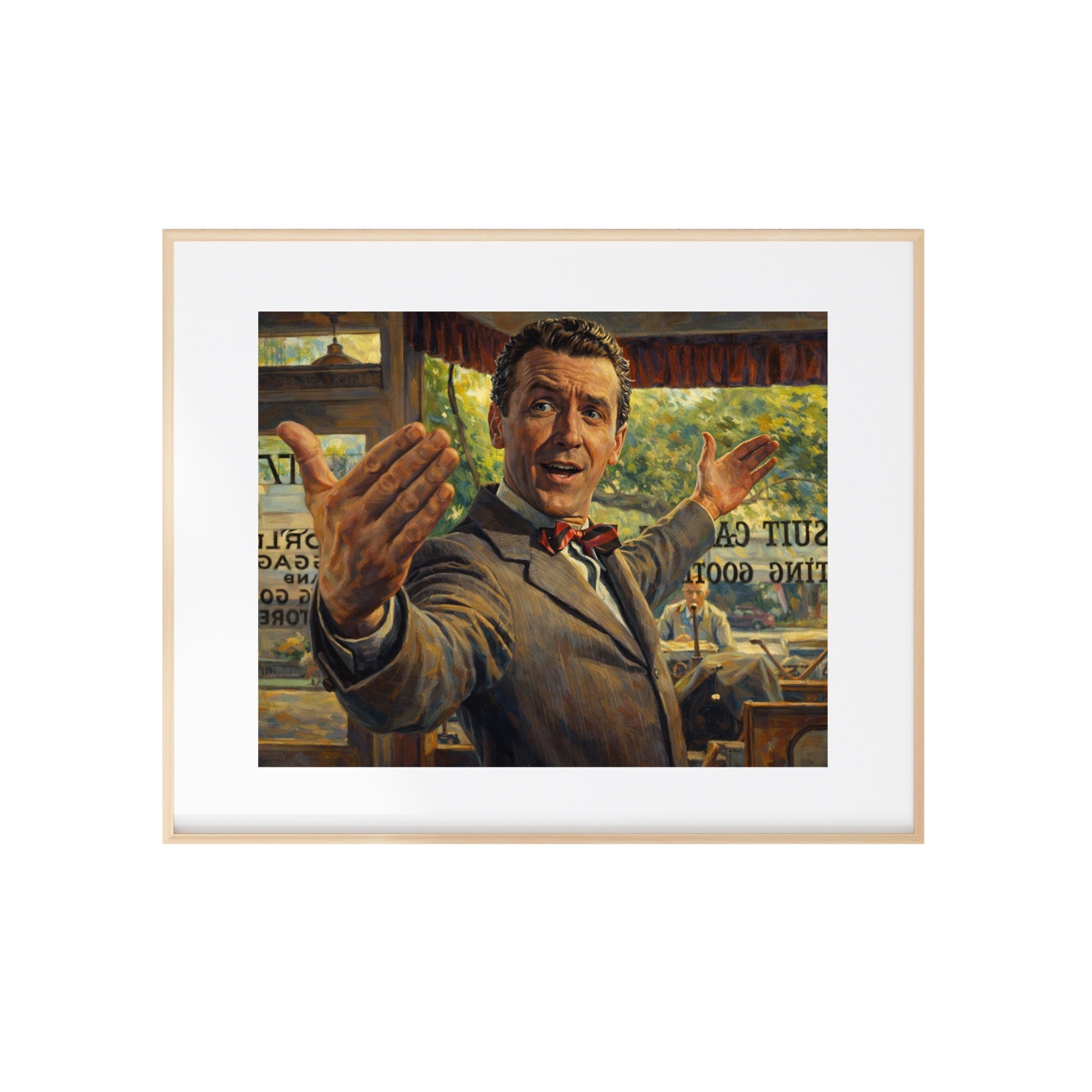 It's a Wonderful Life Art Print George Bailey Painting