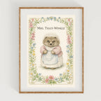 Mrs. Tiggy Winkle Art Print Beatrix Potter Inspired Artwork
