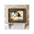 Lizzy Visits Jane at Netherfield Park Watercolor Art Print