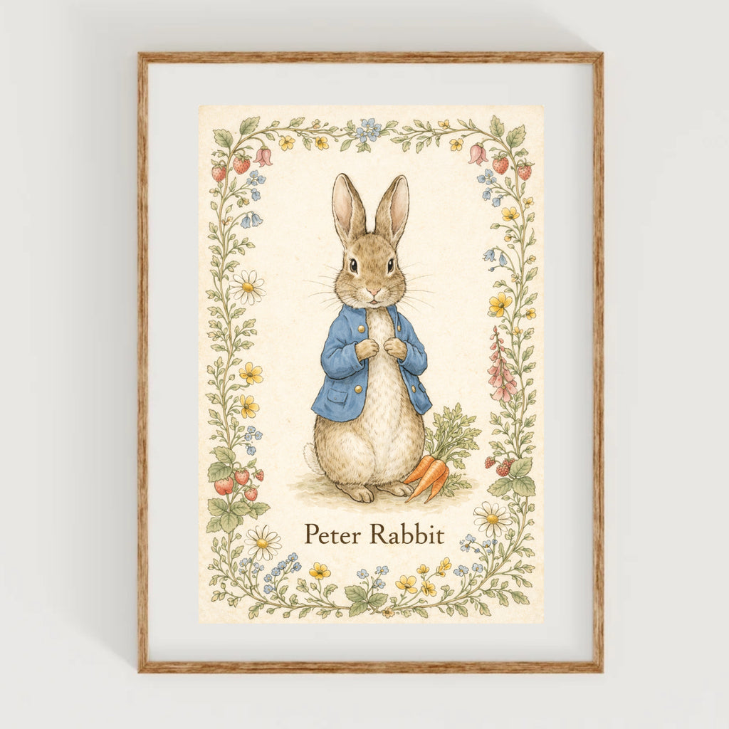 Peter Rabbit Nursery Storybook Wall Art
