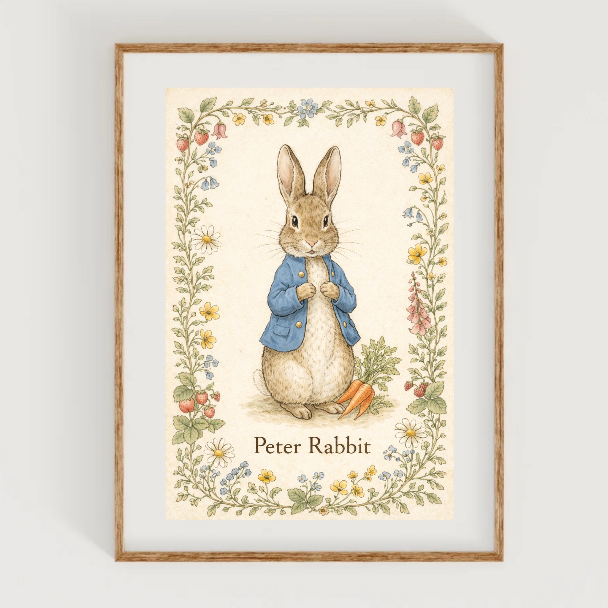 Peter Rabbit Nursery Storybook Wall Art