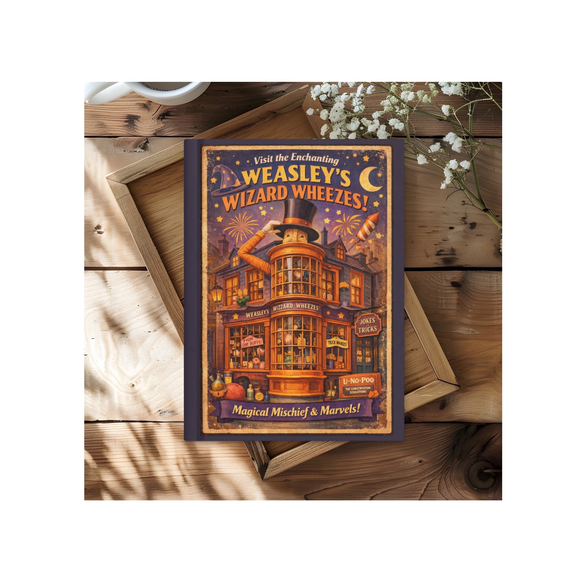 Wizard Shop Hardcover Notebook with Lovely Matte Finish