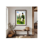Mr. Darcy and His Steed Watercolor Art Print