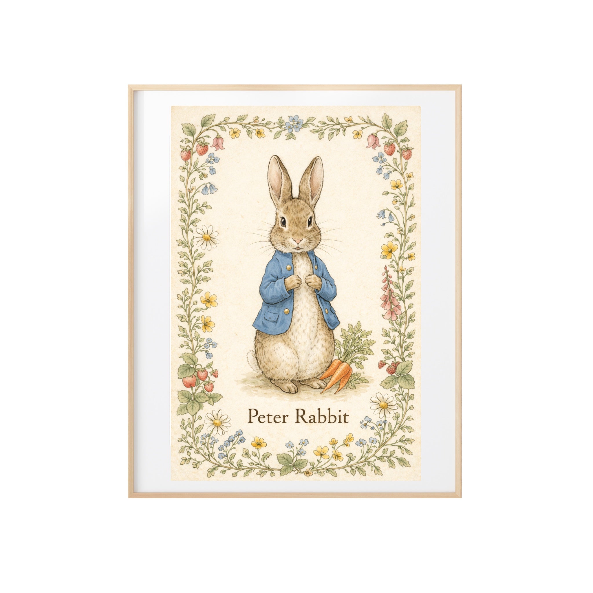 Peter Rabbit Nursery Storybook Wall Art
