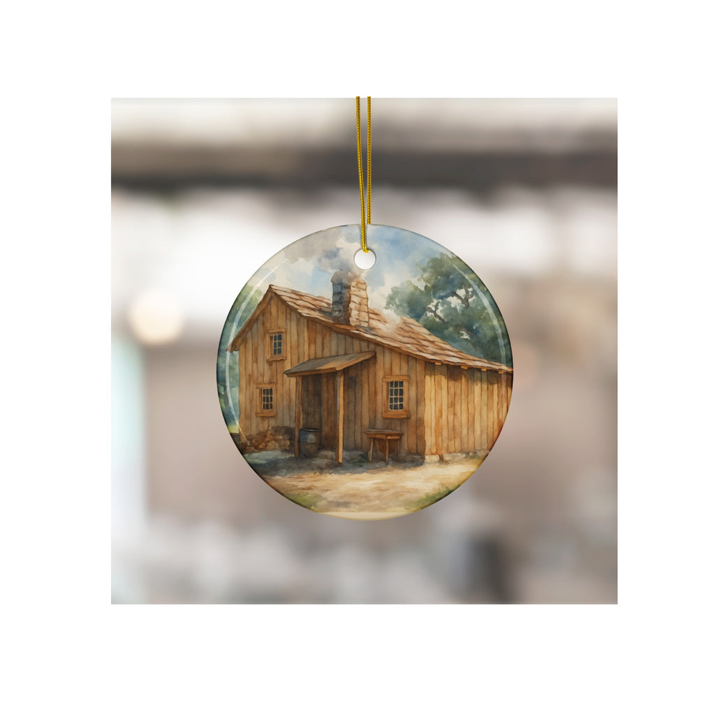 The Ingall's House Ceramic Keepsake Ornament